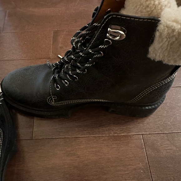 COACH Fur-Lined Leather Boots US 8 - Picture 3 of 12